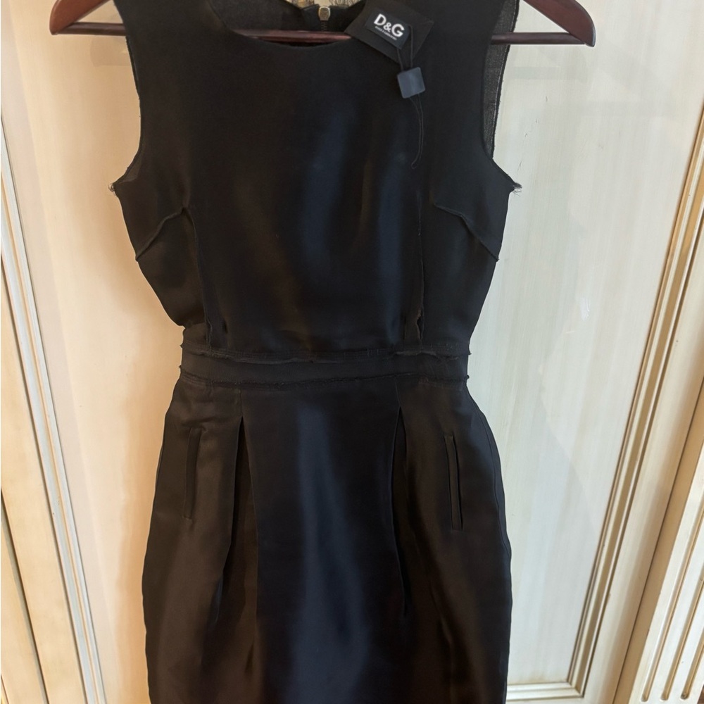 D&G Elegant Black Mini Dress